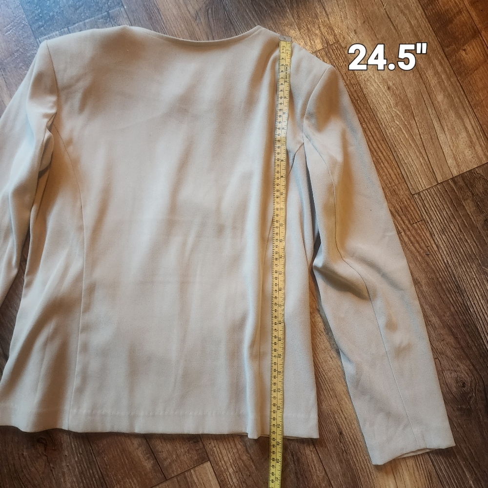Serengeti Embroidered Blazer Micro Suede Tan Large โ - Picture 5 of 11